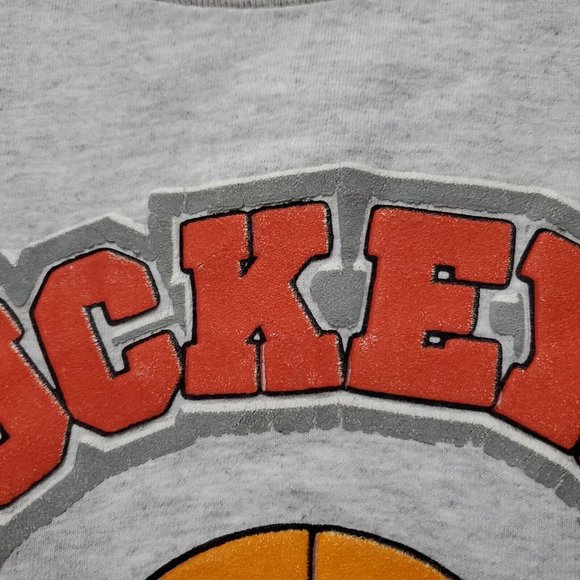 Vtg Buckeyes Airborne Division T-Shirt Gray Single Stitch 37th Infantry XL USA - Picture 8 of 11